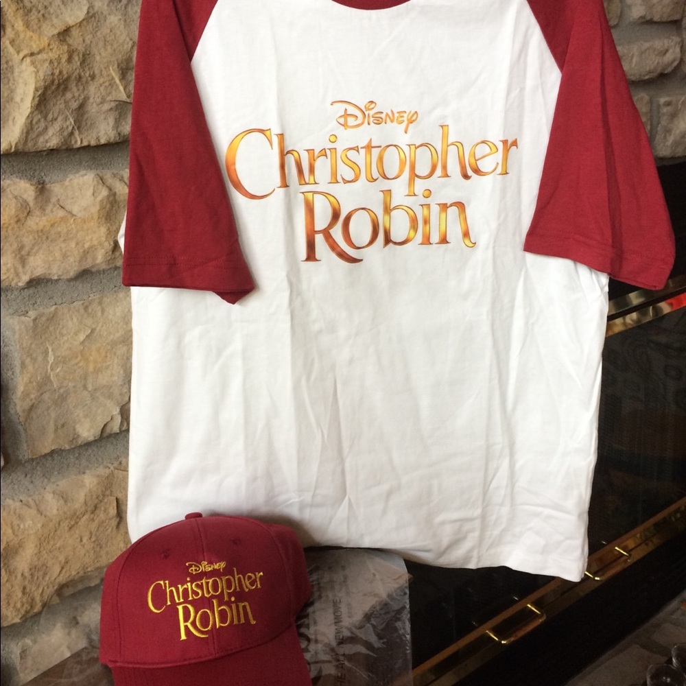 Disney baseball style tshirt with ballcap